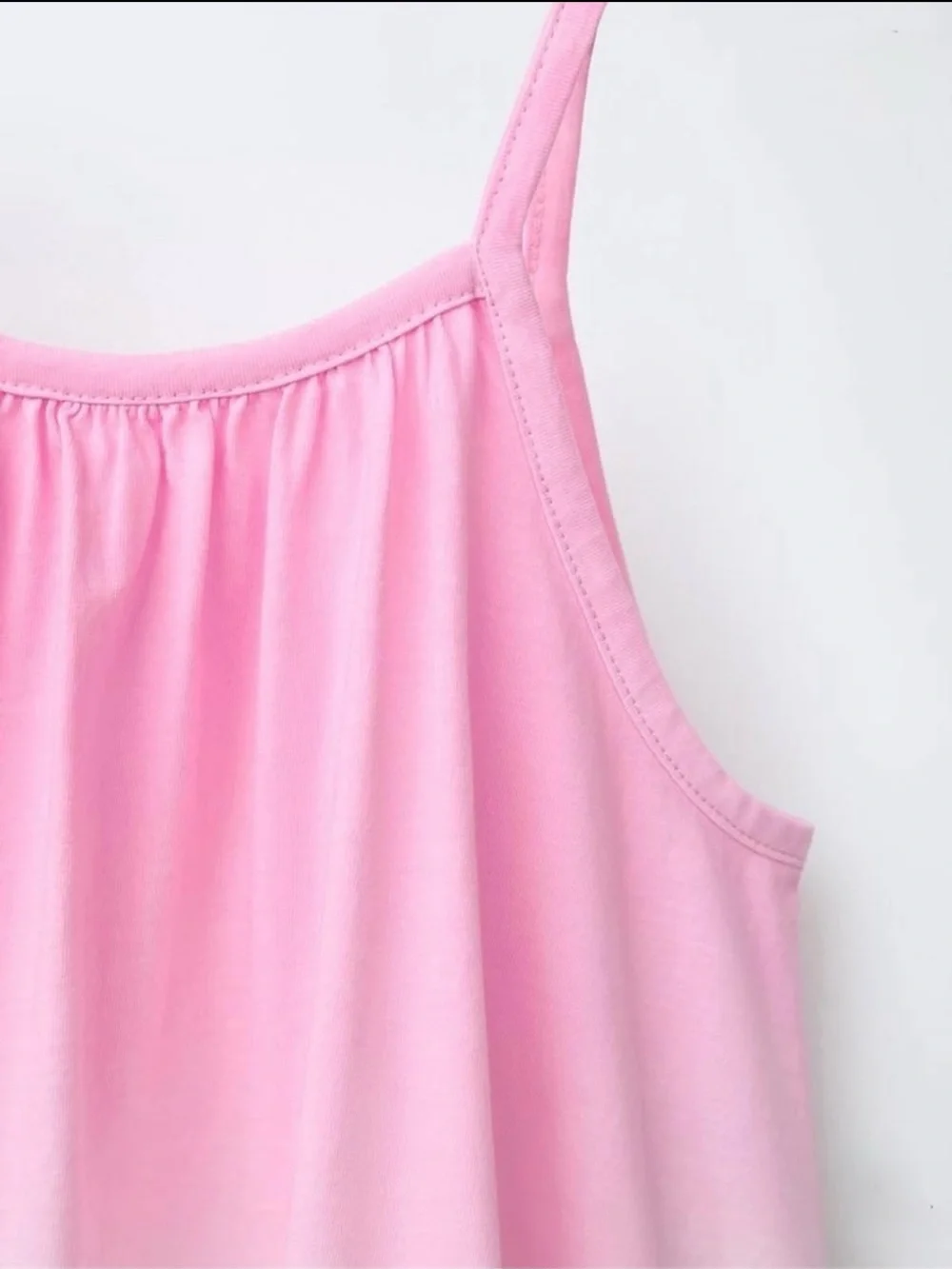 New ZARA Girls Pink Ombre Tie Dye Sleeveless Dress